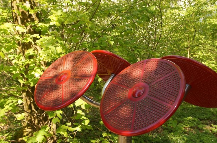 fitnessgeräte im wald rjk