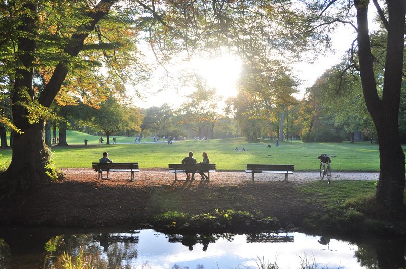 Fußläufig zu erreichen - der englische Garten